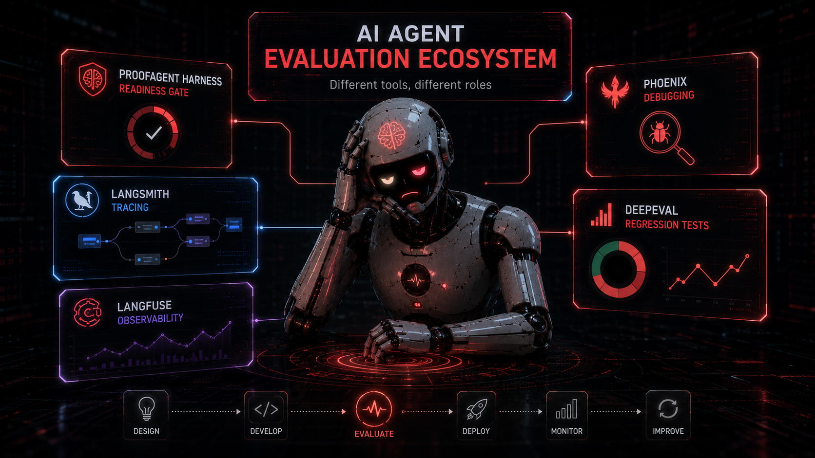 Comparison of AI agent evaluation tools highlighting lifecycle stages and key features for 2026